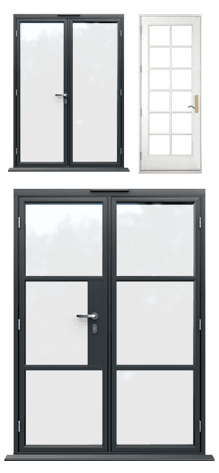 uPVC French doors fitted Leicester from £1,499